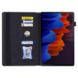 Husă pentru Samsung Galaxy Tab S10 FE+ Plus, Classic, cu spațiu pentru stylus, negru
