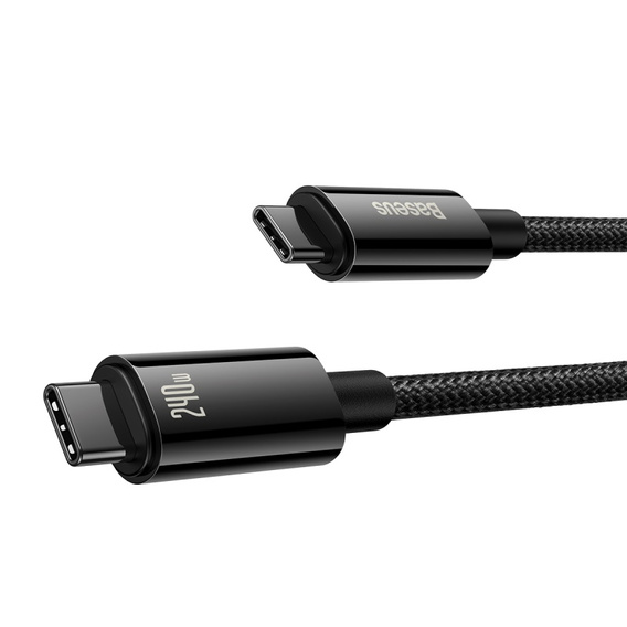 Baseus Cablu USB-C la USB-C de 240 W cu tehnologie Power Delivery pentru dispozitive cu conector USB-C