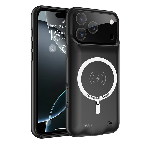 Carcasă baterie MagSafe pentru iPhone 17 Pro Max, 6000 mAh