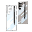 Carcasa pentru Samsung Galaxy S25 Ultra, GKK Clear Case, cu stylus, transparentă