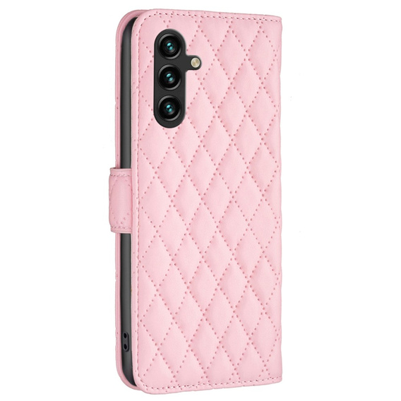 Cu clapetă pentru Samsung Galaxy A15, Wallet, BINFEN COLOR, roz