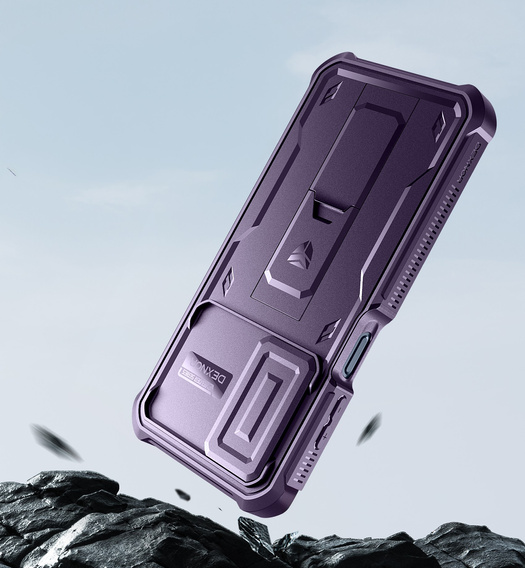 Husă blindată pentru Samsung Galaxy A16, Dexnor Full Body (Two Frames), violet