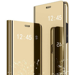 Huse pentru Oppo A16 / A16s / A54s, Clear View, de aur