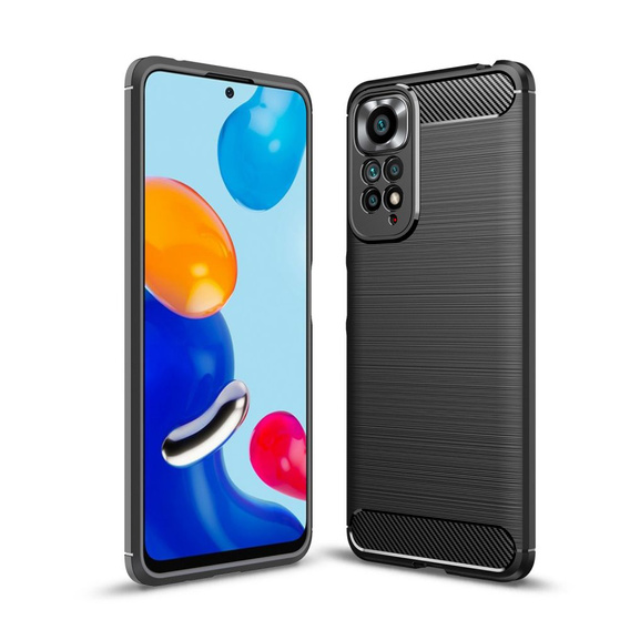 Huse pentru Xiaomi Redmi Note 11 / 11S, Carbon, negru