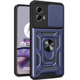 Husă blindată pentru Motorola Moto G13 / G23, CamShield Slide, albastru