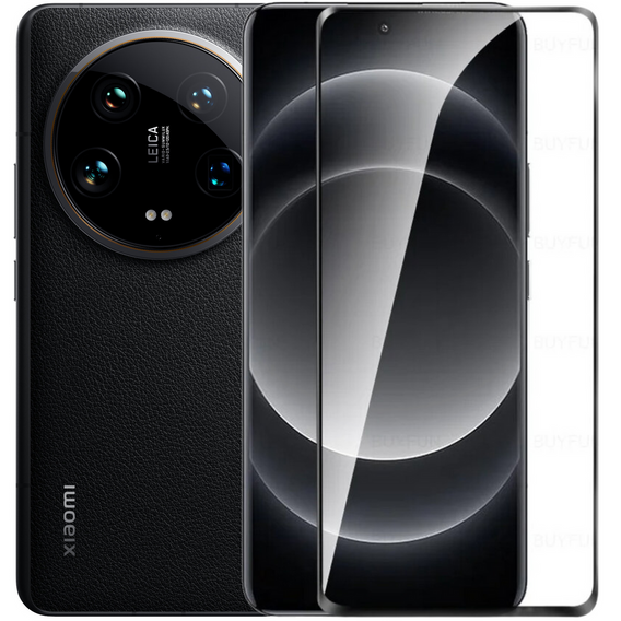 Sticlă călită 3D pentru Xiaomi 14 Ultra, cadru negru