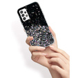 Huse pentru Samsung Galaxy A13 4G, Glittery, negru