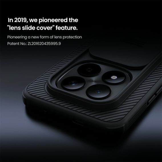 Husă NILLKIN Camshield Pro cu capac pentru cameră pentru Xiaomi Redmi Note 15 Pro Plus 5G