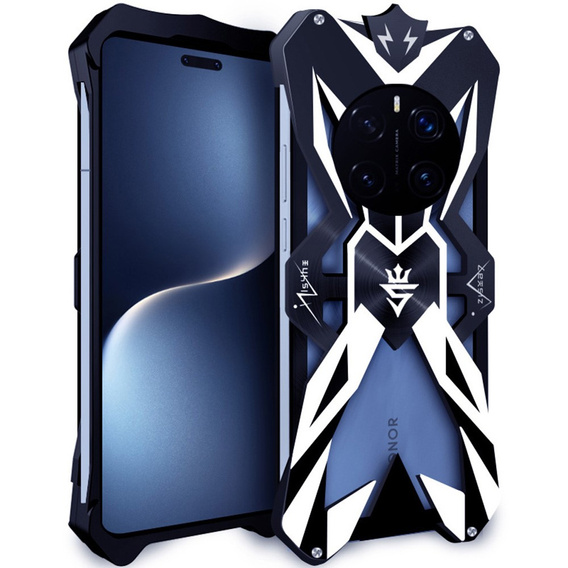 Husă blindată pentru Honor Magic 7 Pro 5G, Aluminum Alloy, negru