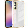 Husă pentru Samsung Galaxy A54 5G, Glamour CamShield, alb