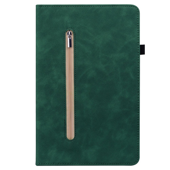 Huse pentru Samsung Galaxy Tab S6 Lite, Wallet Pen Slot, verde