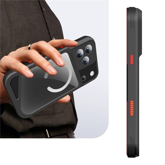 Carcasă impermeabilă SHELLBOX GTM IP68 cu MagSafe pentru iPhone 17 Pro Max