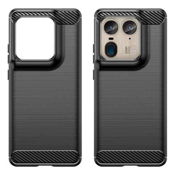 Huse pentru Motorola Edge 50 Ultra, Carbon, negru