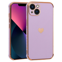 Huse pentru Apple iPhone 13, Electro heart, violet