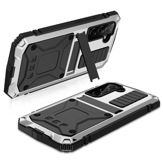 Husă blindată pentru Samsung Galaxy S22, R-JUST, de argint