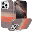 Carcasă pentru iPhone 16 Pro, cadru Kickstand, pentru MagSafe, Sunset Grey