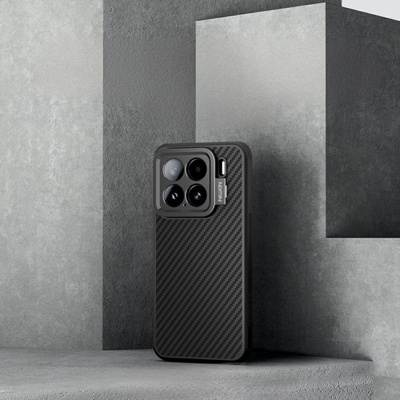 Carcasă pentru Xiaomi 15, carcasă blindată Nillkin, Carboprof Case, pentru Magsafe, negru