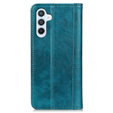 Huse pentru Samsung Galaxy A55 5G, Wallet Litchi Leather, verde