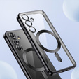 Husă pentru Samsung Galaxy A05s, Electro MagSafe, negru + Sticlă pentru ecran