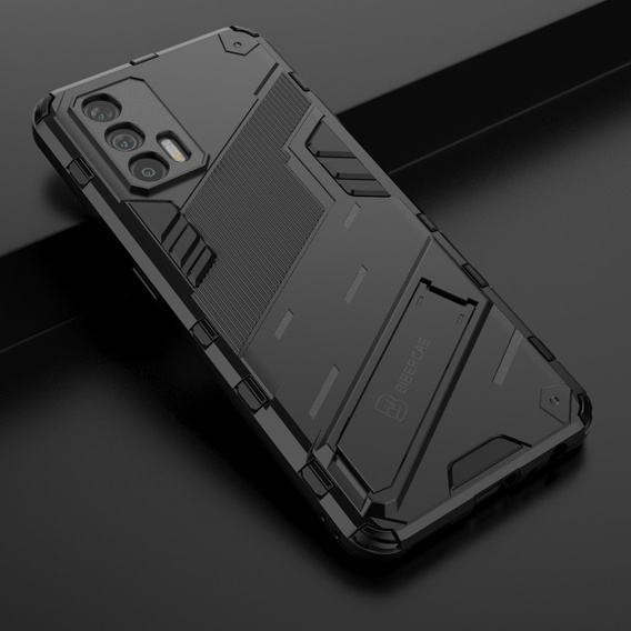 Husa pentru Realme GT 5G, Military kickstand, albastru
