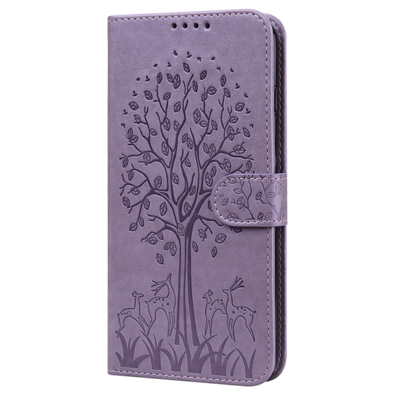 Cu clapetă pentru Motorola Moto G22, tree, violet