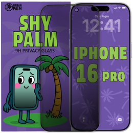 Sticlă temperată Shy Palm Privacy pentru iPhone 16 Pro