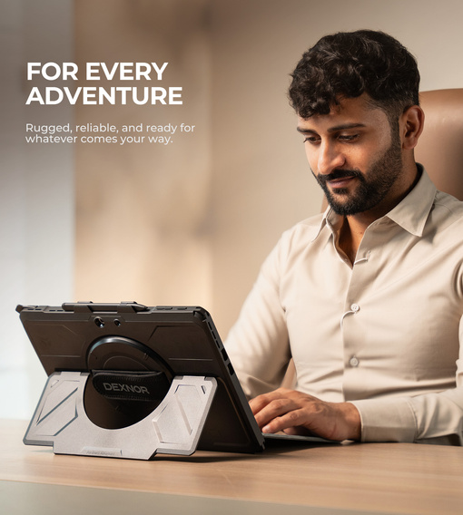 Husă Dexnor 360° cu curea și suport pentru stylus pentru Microsoft Surface Pro 11/10/9