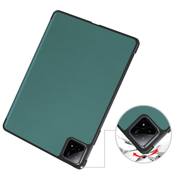 Husă pentru Xiaomi Pad 6S Pro 12.4, Smartcase, verde