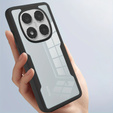 Carcasă pentru Xiaomi Redmi Note 14 Pro 5G, Shockproof, cu folie, negru