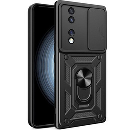 Husă blindată pentru Honor 70 5G, CamShield Slide, negru