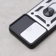 Husă blindată pentru Motorola Moto G84 5G, CamShield Slide, de argint