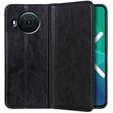 Huse pentru Nokia X10 / X20, Wallet Litchi Leather, negru