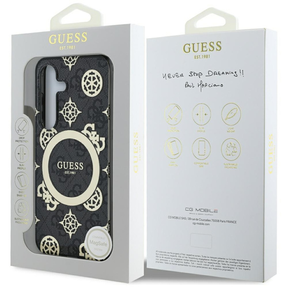 Husă GUESS Magnetic IML Peony pentru Samsung Galaxy S25