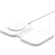 Încărcător wireless inductiv pliabil 3in1 pentru MagSafe pentru iPhone / Apple Watch / Airpods, alb