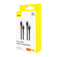 Baseus Cafule USB-C la USB-C 100W cablu 1m - set de 2 bucăți