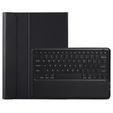 Carcasă + tastatură Samsung Galaxy Tab S9+, Leather Pen Slot, negru