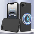 Huse pentru iPhone 16e, Silicone MagSafe, negru