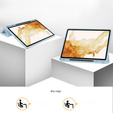 Husă pentru Samsung Galaxy Tab S10+ Plus, Smartcase cu spațiu pentru stylus, albastru