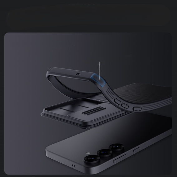 Carcasa Nillkin pentru Samsung Galaxy S25+ Plus, CamShield Pro MagSafe, negru