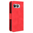 Cu clapetă pentru T Phone 3 5G, Card Slot, roșu
