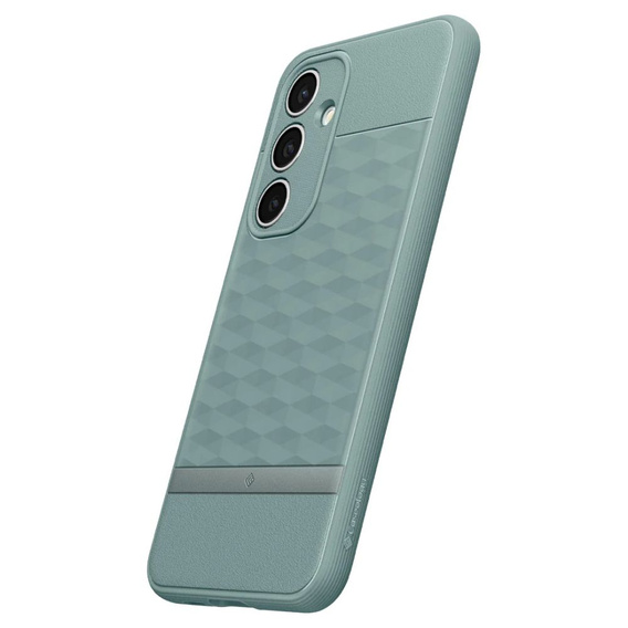 Husa Caseology pentru Samsung Galaxy S24 FE, Parallax, verde