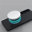 Husa NILLKIN pentru Samsung Galaxy S25, Frosted Shield, pentru MagSafe, negru