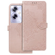 Cu clapetă pentru Oppo A79 5G, Mandala, roz rose gold