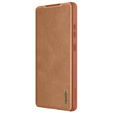 NILLKIN flip case NILLKIN pentru Samsung Galaxy S25 Ultra, CamShield Qin Pro, piele, maro