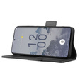 Cu clapetă pentru Nokia X30 5G, Wallet Litchi Magnet Case, negru