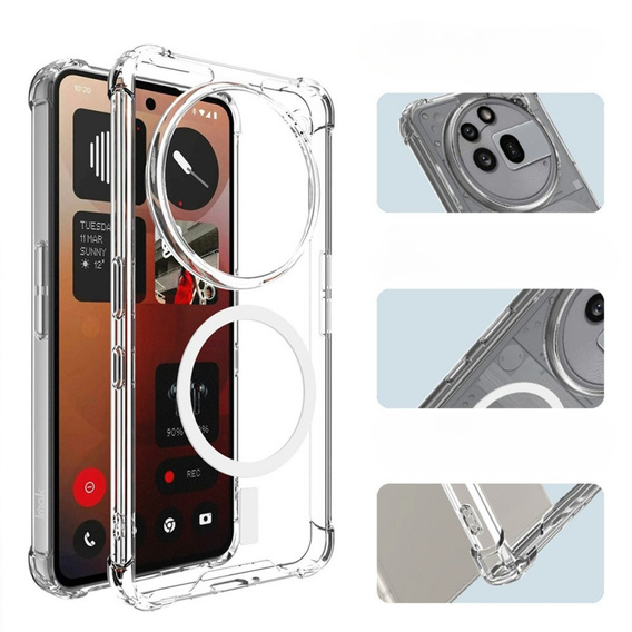 IMAK Huse pentru Nothing Phone 3a Pro, Dropproof, transparentă