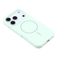 Manșon din silicon pentru iPhone 17 Pro, pentru MagSafe, antișoc, verde