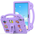 Husă pentru copii pentru Lenovo Tab M10 X505F X605F / Tab P10-X705F/L / Huawei T5 10.1, Cute Patterns, cu suport, violet