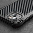 Husă pentru iPhone 13, R-JUST AMIRA, armată, negru