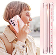 Huse pentru Samsung Galaxy S25 FE, Electro heart, roz rose gold